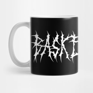 Basketball Metal Face Typography Mug